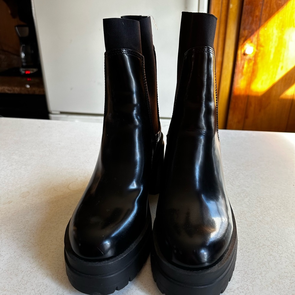 Leather Heeled Boots